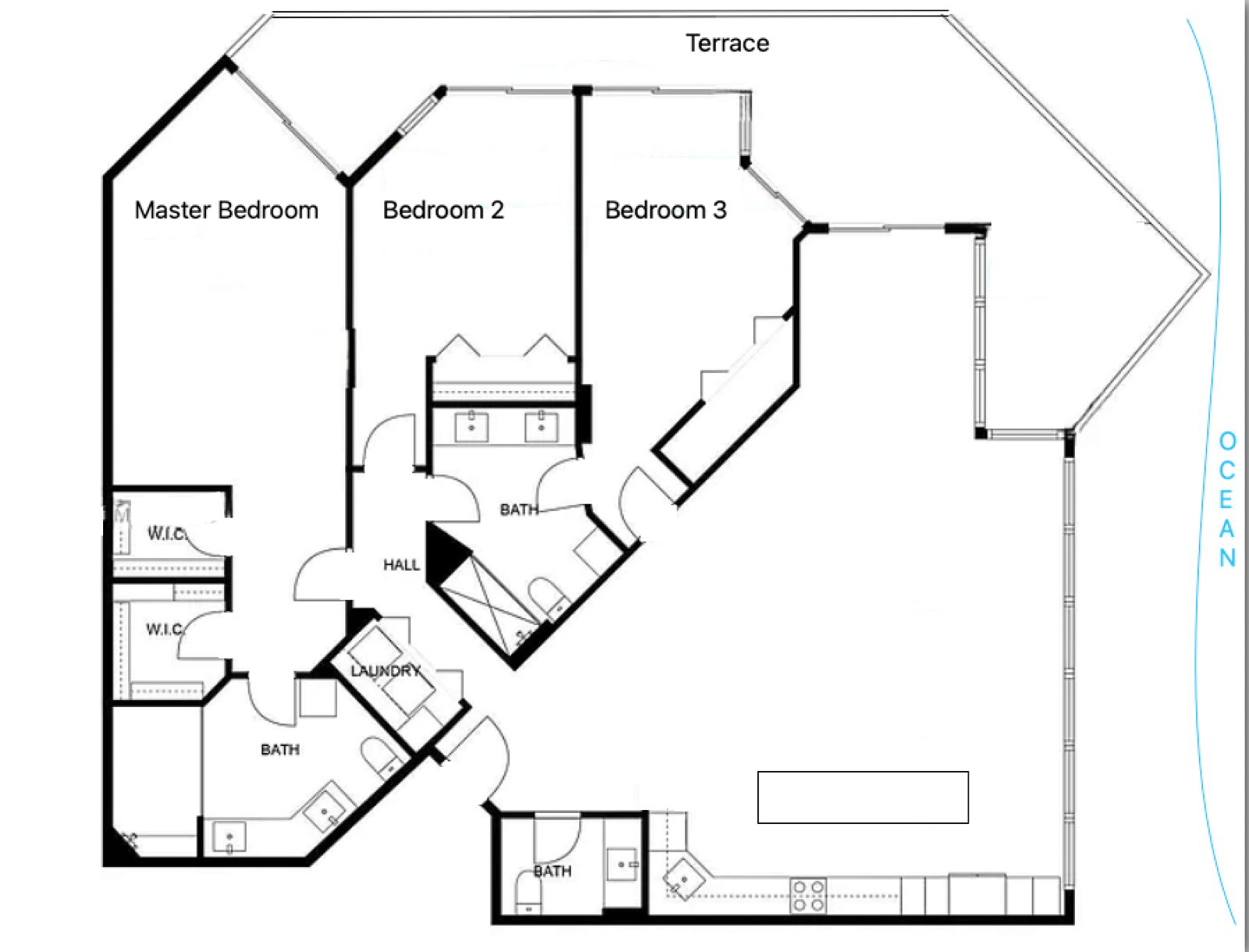 Plano propuesto 16445 Collins Ave #1426